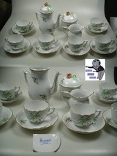 Herend Rosehip Mocca Service für 6 Personen