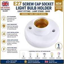 1pc X E27 Screw Cap Socket Light Bulb Holder Fitting Light Lamp Stand/Base