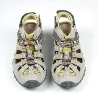 Merrell Chameleons web Web Water Fisherman Sandals Gray Women s 7.5