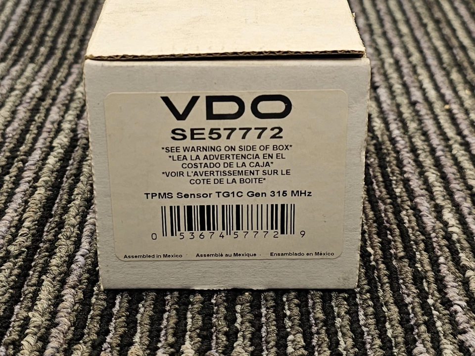 VDO SE57772: Sensor de presión de neumáticos TPMS para Chrysler Dodge Mitsubishi Suzuki Foto 2 de 4