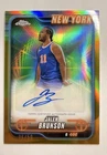 Topps 2024-25 Chrome Jalen Brunson Autographs Auto #TCA-JB /50 Knicks