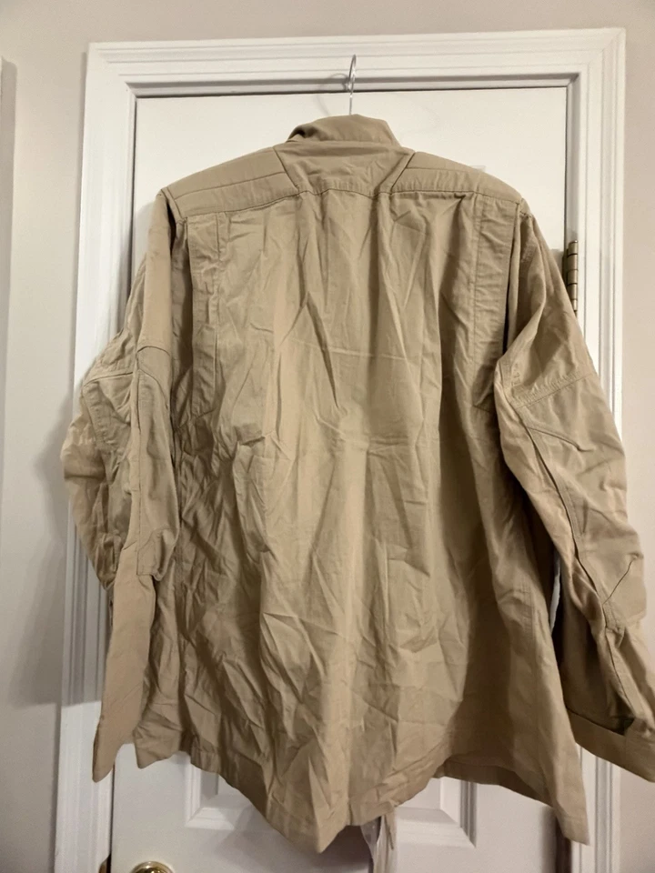 Camisa de Combate 5.11 Tactical Serie XPRT Para Hombre XL TDU Caqui Nueva Con Etiquetas Foto 4 de 4