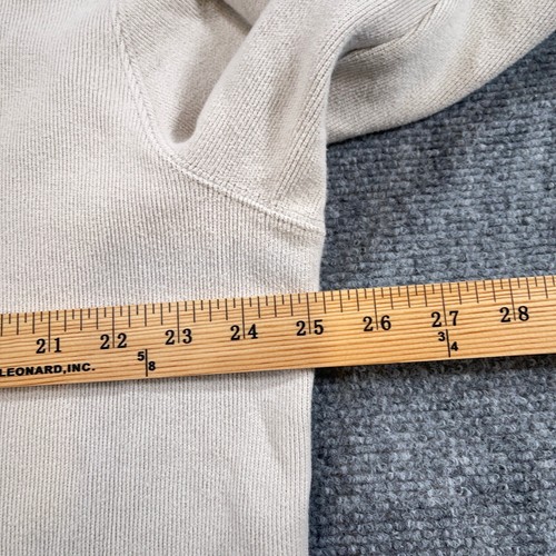 Eddie Bauer Cuarto Cremallera Pullover Para Hombres XLT Alto Beige Sudadera Informal #AB393 - Imagen 7 de 8