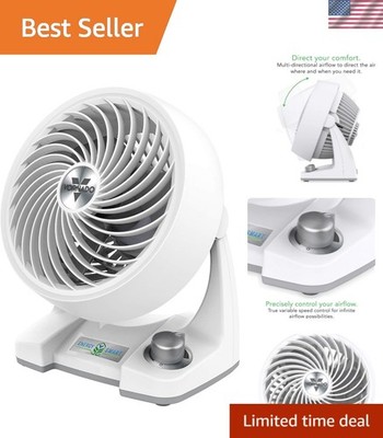 133DC Energy Smart Compact Air Circulator with Variable Speed Control, DC Mot...
