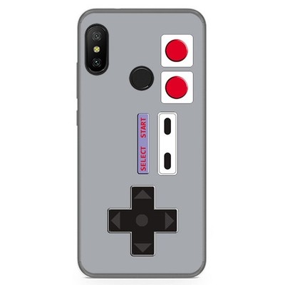 Gel TPU Hülle Für Xiaomi Redmi 6 Pro / Mi A2 Lite Design Konsole Zeichnungen