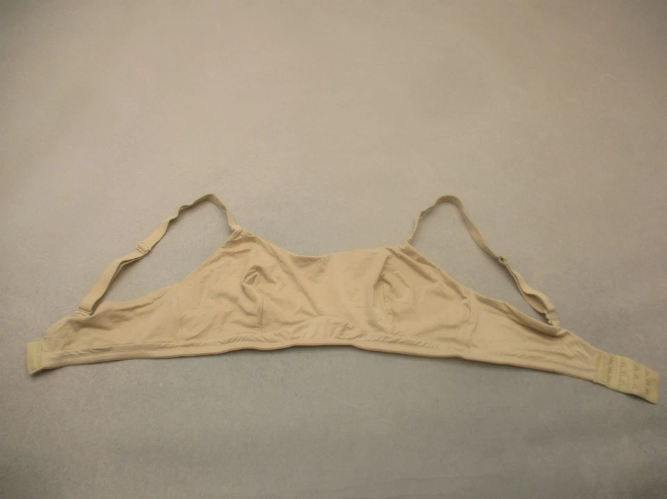 Sujetador Bralette Gap Talla M Mujer Beige Sin Forro Inalámbrico Cierre Trasero 11D Foto 3 de 4