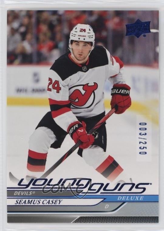 2024-25 Upper Deck Series 2 Young Guns Deluxe /250 Seamus Casey #489 a6q