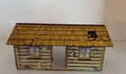 MARX REVOLUTIONARY WAR SMALL TIN CABIN -VERY GOOD -HARD-TO-FIND - MUST SEE IT
