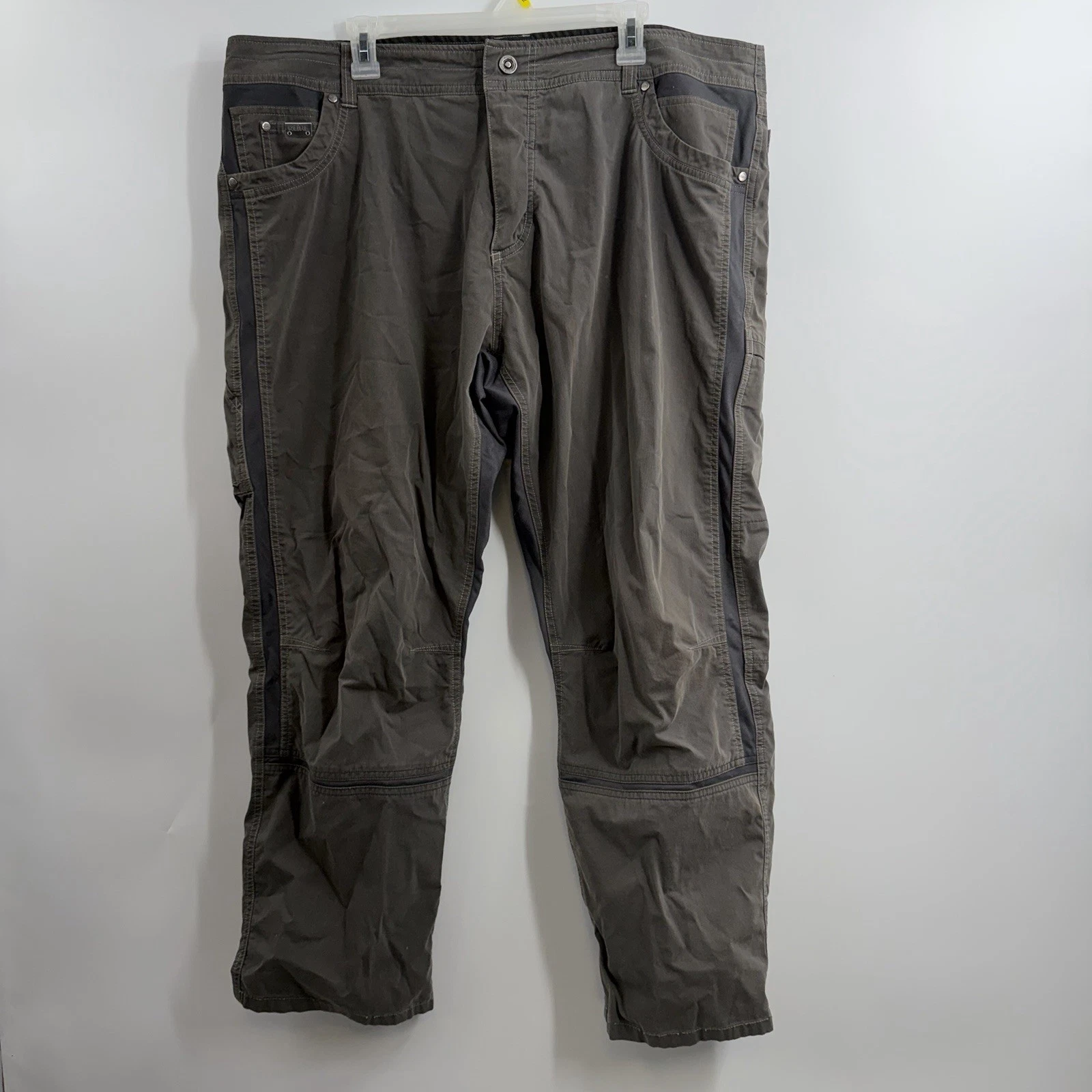 Kuhl Radikl Performance Hiking Pants 42x32 Olive Outdoor Utility Workwear