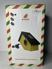 Smart Bird Houses for Outside Solar Powered, 1080P HD Live View Birdhouse wit...