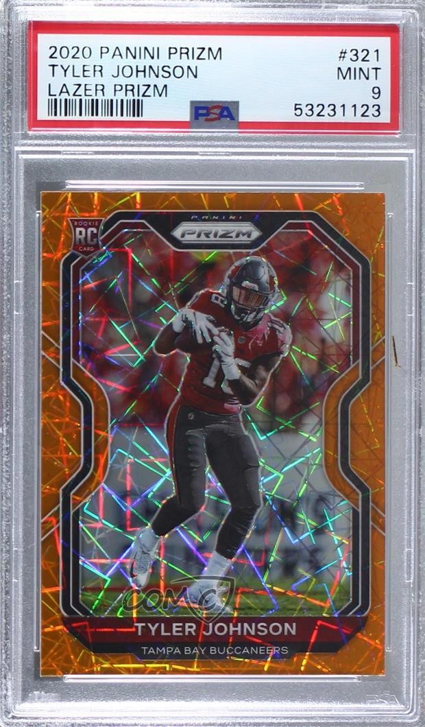 2020 Panini Prizm Lazer Tyler Johnson #321 PSA 9 MINT Rookie RC 00jx