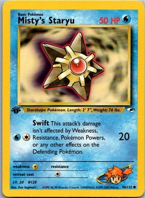 Misty's Staryu 90/132 | Gym Heroes | Englisch | 1. Edition | Pokémon TCG