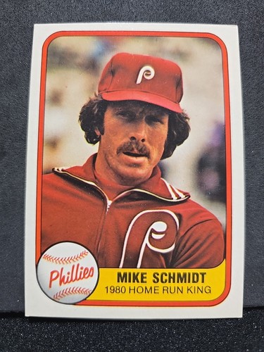 1981 Fleer Phillies #640 Mike Schmidt HOF NM-MINT - 第 1/2 張圖片