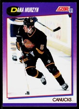 Dana Murzyn, 1991-92 Score American, #357, Vancouver Canucks,