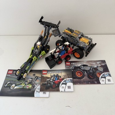 Lego Technic Sets 42116 Bobcat 42119 Monster Truck 42103 Street racer