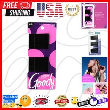 Slideproof Women's Bobby Pin - 48 Count, Crimpled Black - 2 Inch Pain-Free Pi...