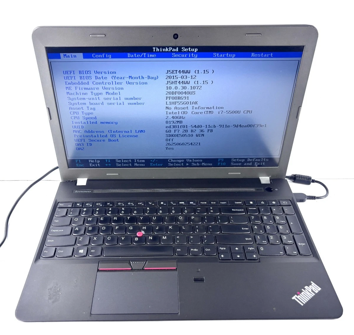 Lenovo Thinkpad E550 PC Laptops & Netbooks for Sale - Shop New