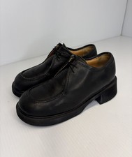 VTG 90s Dr. Martens Black Leather Shoes Made In England Wmns Sz 8 / UK sz 6