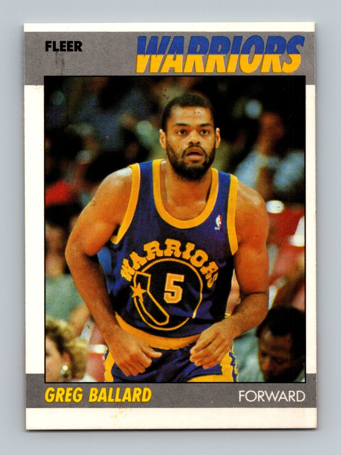 1987-88 Fleer #7 Greg Ballard Golden State Warriors Basketball Card NM-MT