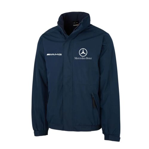 Chaqueta forrada de vellón con capucha impermeable a prueba de viento Mercedes Benz AMG Regatta Dover - Imagen 10 de 13