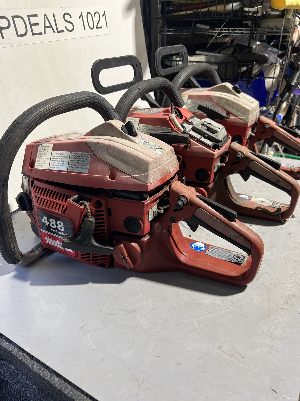 chainsaw shindaiwa Lot 3 488 50cc 47.9cc chainsaw japan saw Lc873222