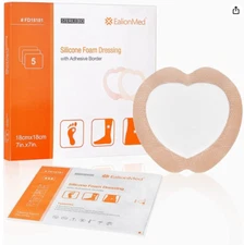 Sacral Silicone Foam Dressing with Border for Sacrum Ulcer Pressure Ulcer Butt