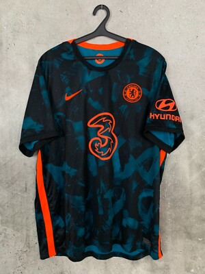 CHELSEA 2021 2022 THIRD FOOTBALL SHIRT #19 MOUNT NIKE JERSEY SIZE