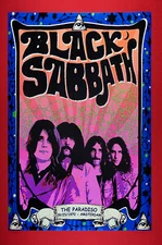 Black Sabbath 1970 Paradiso Amsterdam Music Promotion Poster 24X36 New  BSAM