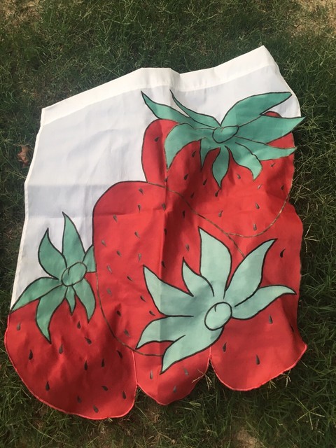 Outdoor Garden Flag Vintage strawberry Summer Flag ~ 32x38 | eBay