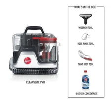 Cleanslate Pro Portable Carpet and Upholstery Spot Cleaner Suction Stain Removal