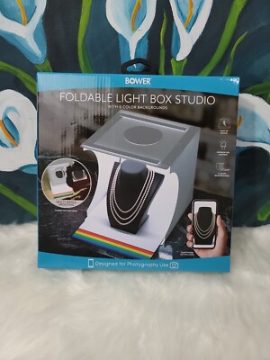 BOWER Foldable Light Box Studio With 6 Color Background WA-BXLT9