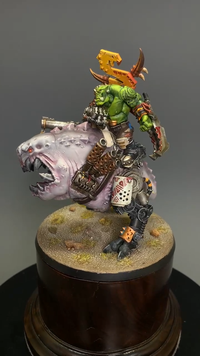 Mozrog Skragbad Ork Xenos Army Warhammer 40K Orks well Painted