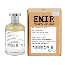 Emir Factory Edition Just Bergamot 100ml / 3.4 oz EDP Eau De Parfum Spray Sealed