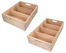 BESTECKKASTEN GASTRONOMIE HOLZ Besteckbehälter Besteckschublade Besteckkiste