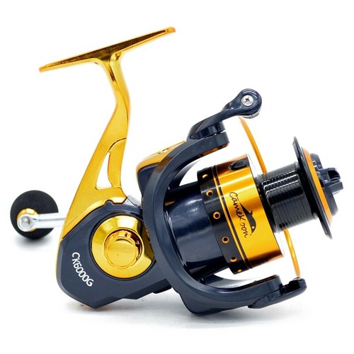 CAMEKOON Salzwasser Angeln High Speed 6 Kugellager 5:1 Aluminiumkörper Spinnrolle - Bild 1 von 13