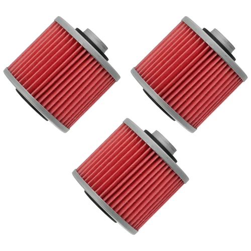 for Yamaha YFM600 Grizzly 600 1998 1999 2000 2001 Oil Filter 3-Pack - Afbeelding 4 van 8