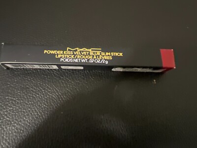 MAC Powder Kiss Velvet Blur Slim Lipstick - Marrakesh-mere 889 New in Box