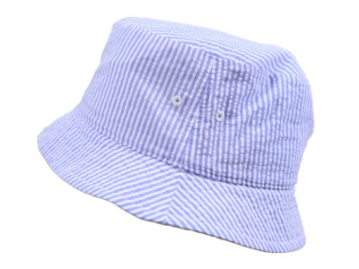 帽子 7summersPOLO RALPHLAUREN 6PANEL CAP Polo Ralph Lauren Reversible Seersucker Bucket Hat Cap with Pony