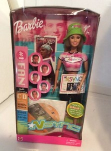 NSYNC #1 Fan 2000 Barbie Doll Blonde #50534 Exclusive Music CD