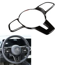 Carbon Fiber Look Regular Steering Panel Cover Trim Fits 20-23 C118 CLA200 250