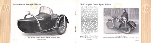 1938 ~ BROUGH SUPERIOR ~ SS100 SS80 11.50 + Specials Extras & Beiwagen Prospekt - Bild 7 von 9