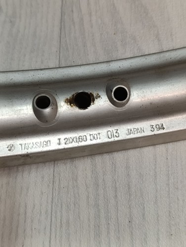 Felgen Felgenring Excel TAKASAGO J21X1,60 DOT 013 JAPAN 394 Nr.2001394 - Picture 2 of 7