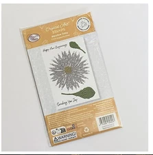 Craft BuddyUS CCST129: Craft Buddy Crystal Art FLUTED MEADOW DAISY A6 Stamp Set