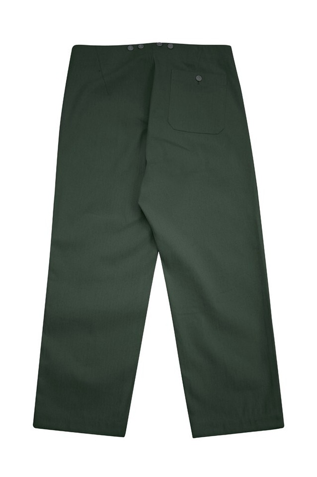 WW2 German Luftwaffe Summer HBT Reed Green Drill Flight Trousers | eBay