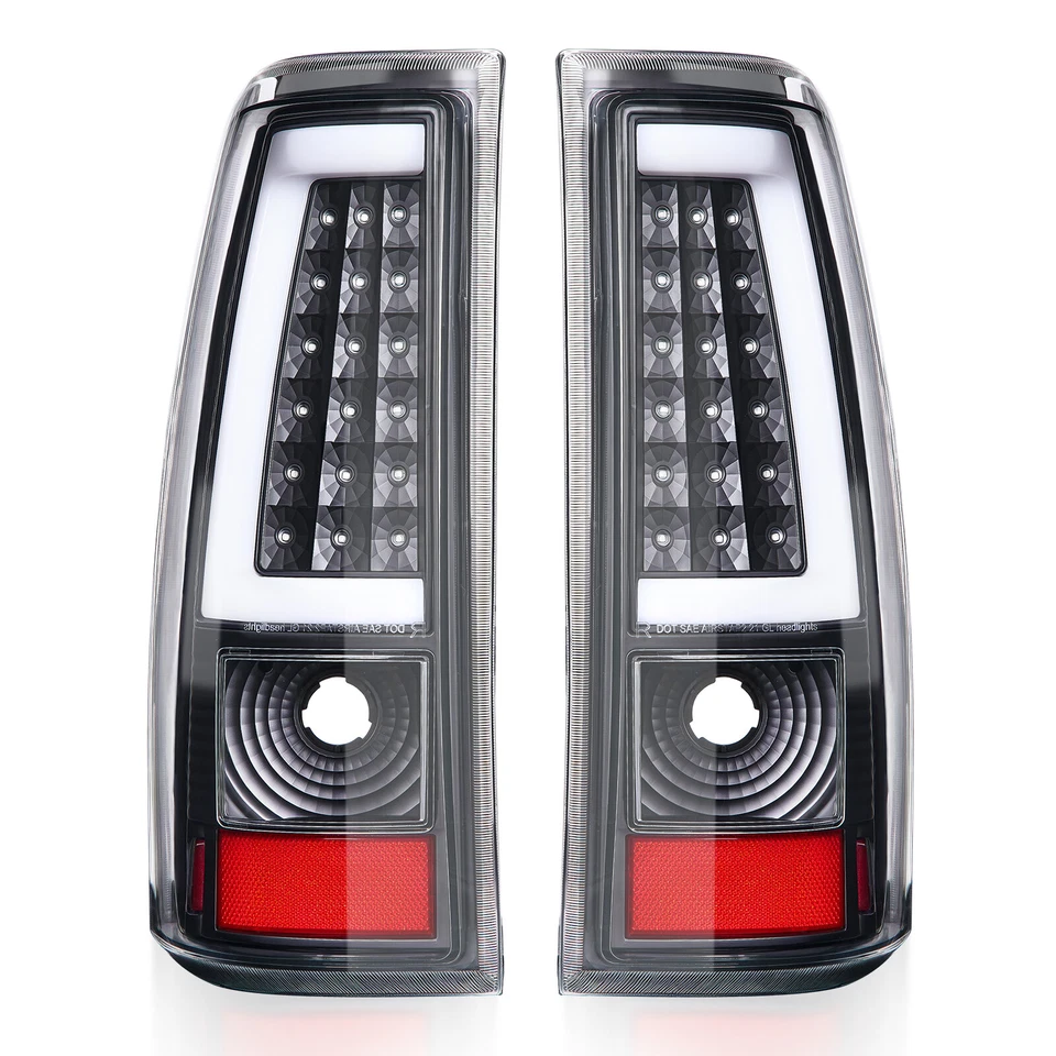 LED Tail Lights Fits 2003-2006 Chevy Silverado 1500 GMC Sierra 1500 2500 HD 3500 - Imagem 4 de 4