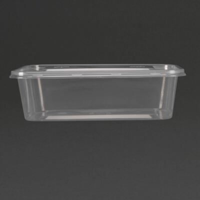 Pack of 250 Fiesta Medium Plastic Microwave Container Takeaway  