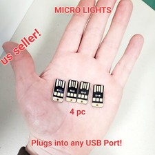 USB Micro Portable LED Mini Night Light Small Lamp Computer SIZE: LESS THEN 1 IN