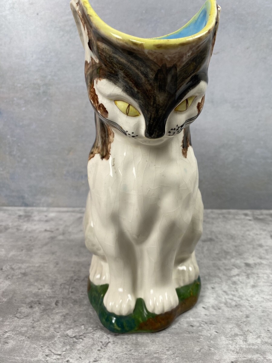Minton Majolica Cat Pitcher 1860s Smithsonian Institution