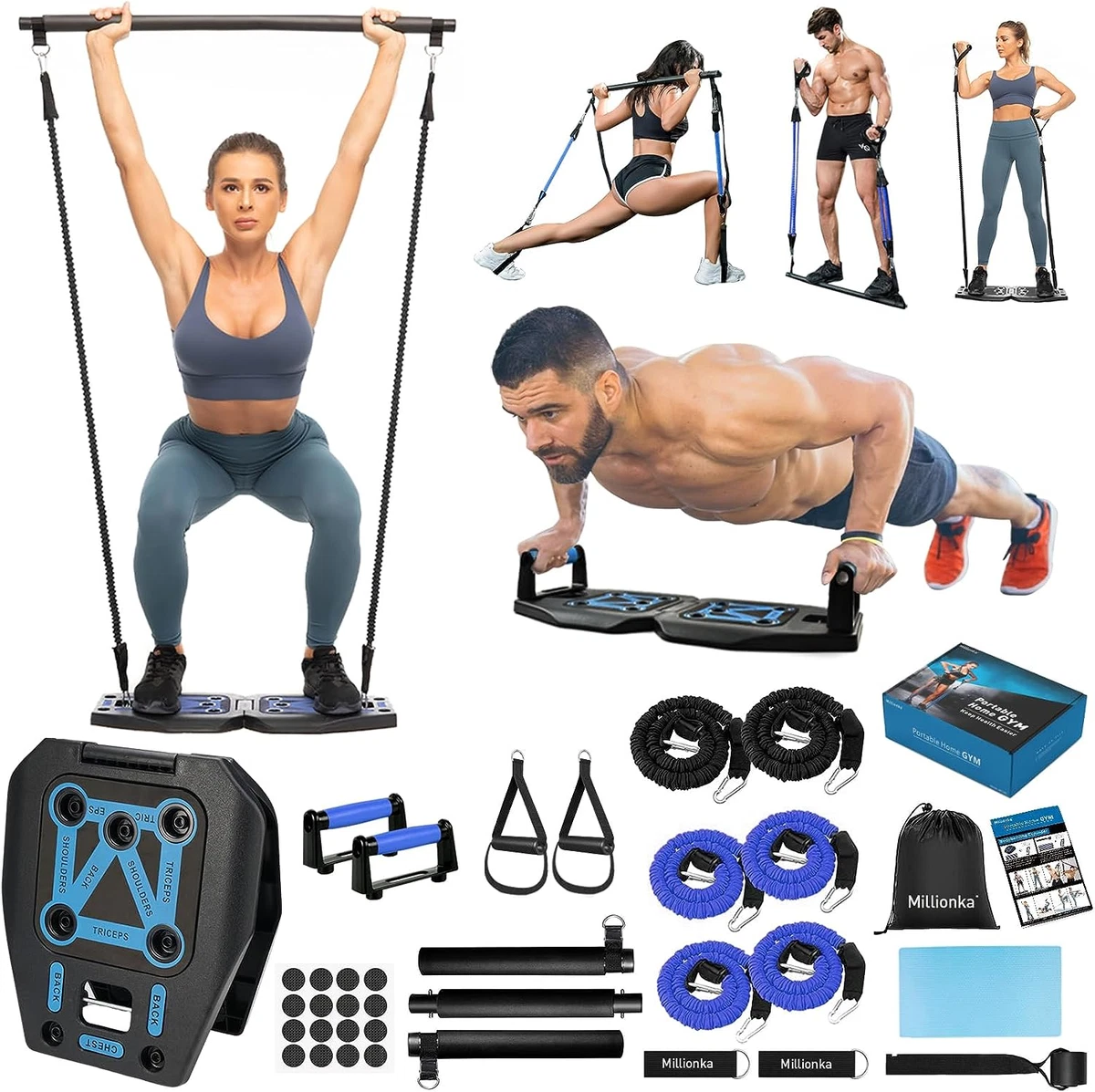 Portable home gym equipment hot sale