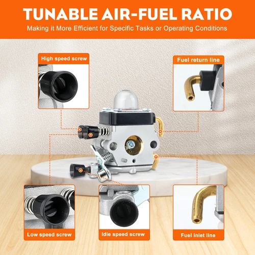 🔥 Fuel Filter Carburetor kit For STIHL FS38 FS45 FS55 String Trimmer Weed Eater - Picture 9 of 10